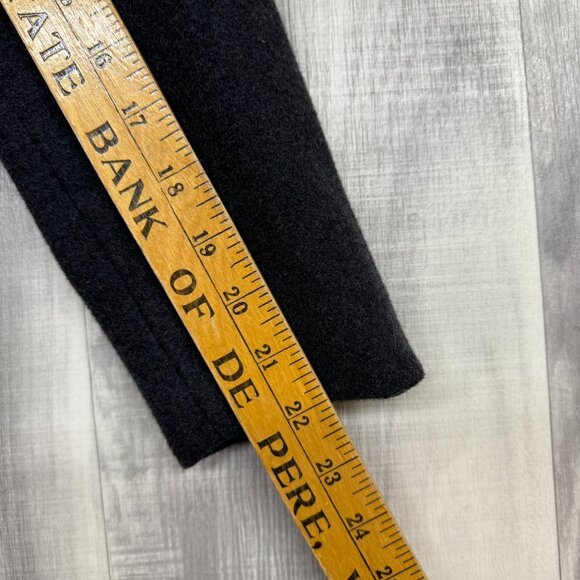 ✅Womens M Stormtech Performance Wool Blend Coat Charocal Grey Button Up Jacket - Picture 6 of 13